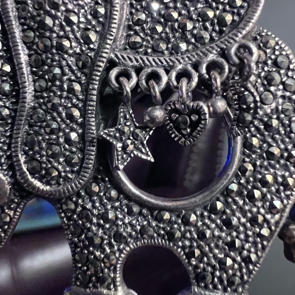 Sterling Silver Elephant Pendant/Brooch - Picture 3 of 9
